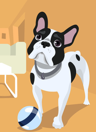 dog illustration のイラスト素材