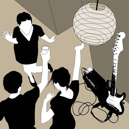 party people のイラスト素材