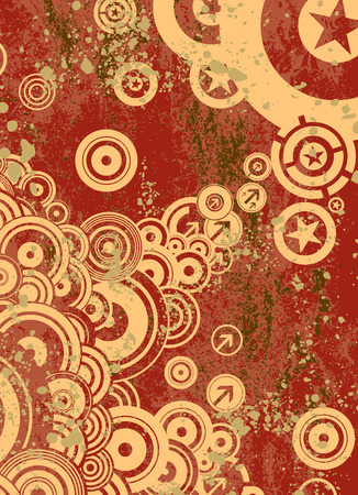 retro background のイラスト素材