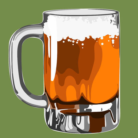 beer illustration vector のイラスト素材