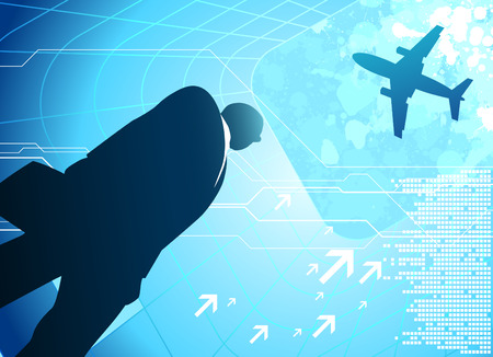 business man walking のイラスト素材