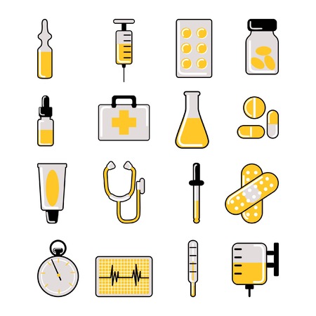 medical icon set のイラスト素材