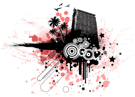 urban cityのイラスト素材