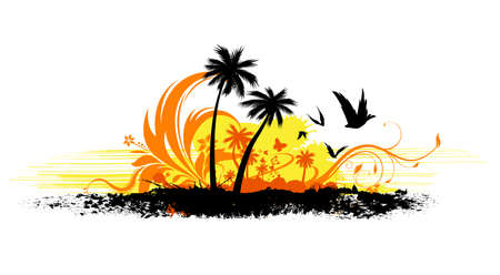 tropical designのイラスト素材