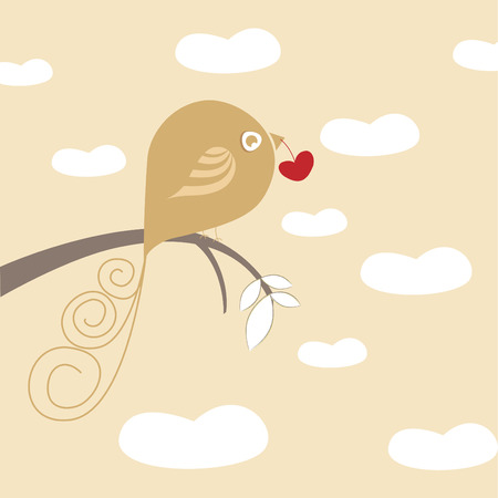 love bird のイラスト素材