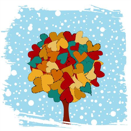 love tree のイラスト素材