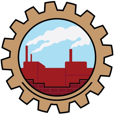 factory icon  のイラスト素材