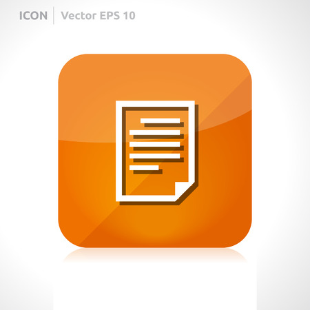 List icon design template のイラスト素材