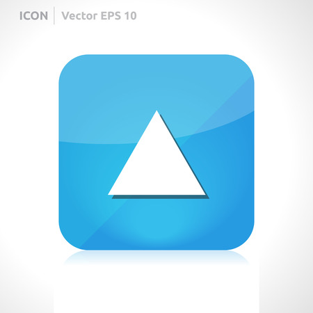 Arrow up icon design template のイラスト素材