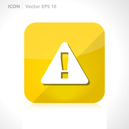 Warning icon design templateのイラスト素材