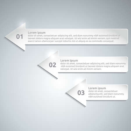 Infographic paper design template のイラスト素材