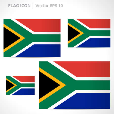South Africa flag template symbol design のイラスト素材