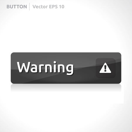 Warning button template のイラスト素材