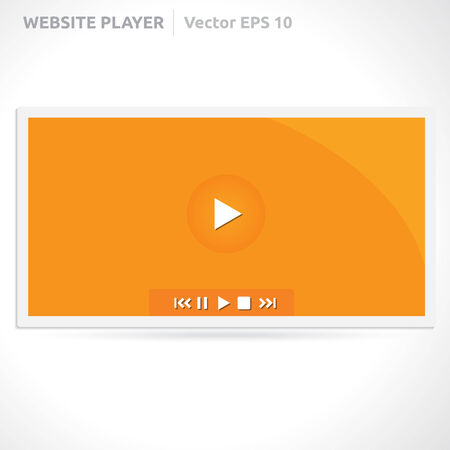Website Slideshow template のイラスト素材
