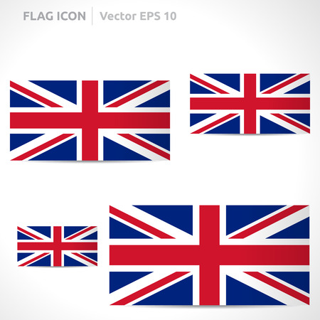 United Kingdom flag templateのイラスト素材