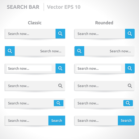 Search bar template のイラスト素材