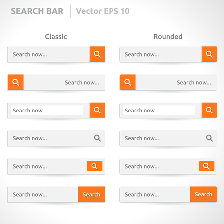 Search bar template のイラスト素材