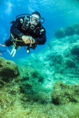 Diving The Reefの写真素材