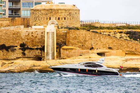 Boating in Maltaの写真素材