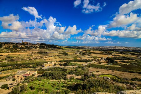 A Maltese landscapeのeditorial素材