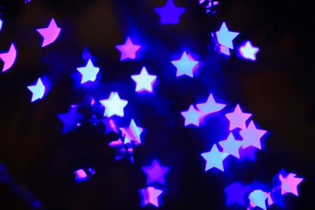 star bokeh from filtered camera