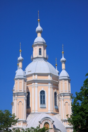 The st. Andrew Church . Saint-Petersburg, Russiaの写真素材