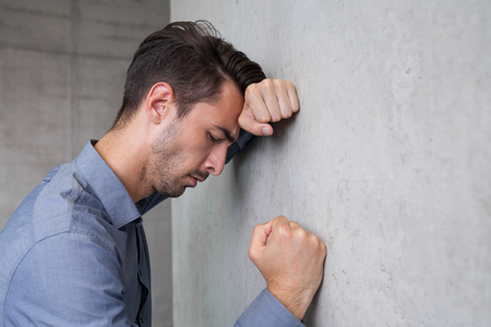 frustrated young business manの写真素材