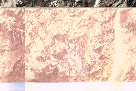 Laguna 69, high up in Peruvian Andesの写真素材