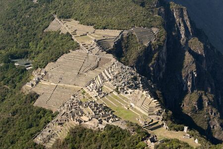 Machu Picchu from Wayna Picchuの写真素材