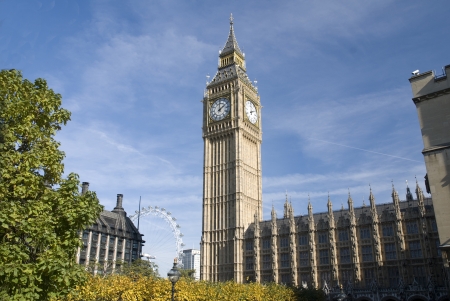 The Clock Tower is the world's largest four-faced, chiming clock. の写真素材