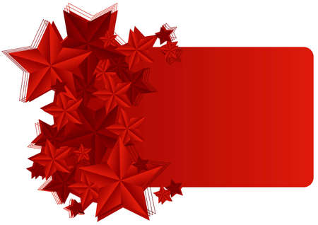 Greeting card with the stars vector illustrationのイラスト素材