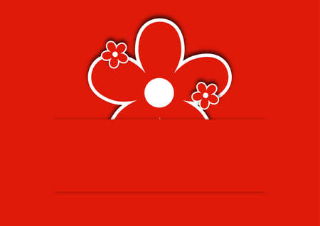 greeting card with colored flowers on a green background with place for text
 のイラスト素材