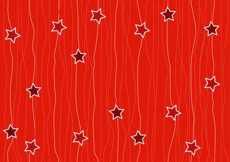 seamless pattern with the stars on a red background vector illustrationのイラスト素材