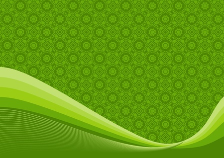 background with small floral elements and place for textのイラスト素材