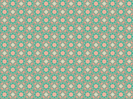 seamless pattern with colorful flowersの写真素材