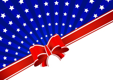 American background for Independence Day on July 4のイラスト素材