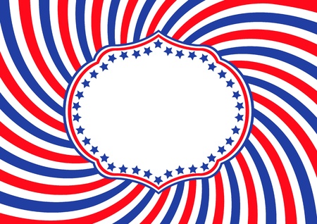 American background for Independence Day on July 4のイラスト素材