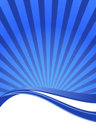 abstract background with rays and a place for textのイラスト素材
