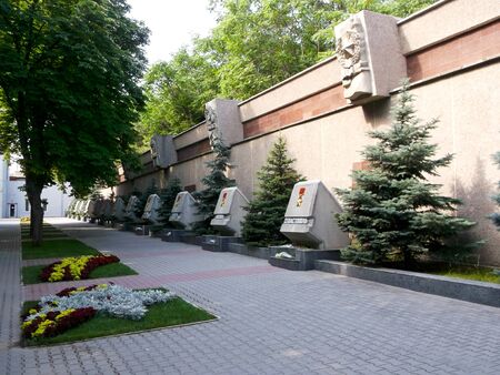 the famous walk of fame in the hero city Sevastopolのeditorial素材