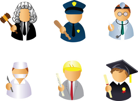 Avatar icons のイラスト素材