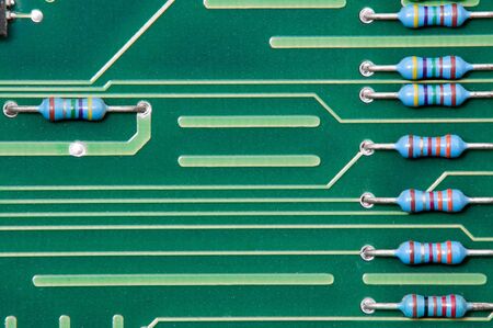 Circuit Board with dust before repairingの写真素材