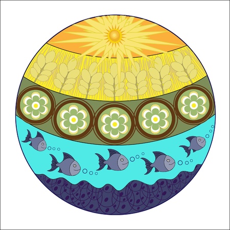 This is the globeのイラスト素材