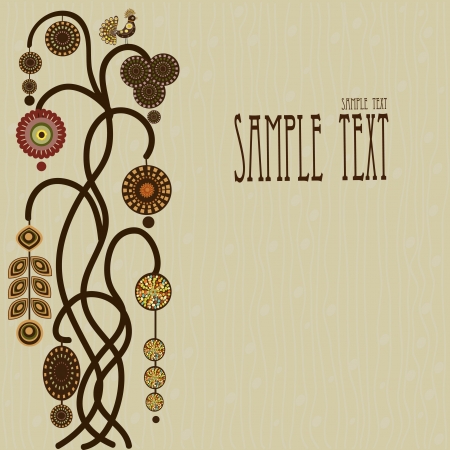 Abstract card for sample textのイラスト素材