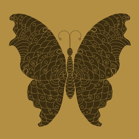 Abstract  butterflyのイラスト素材