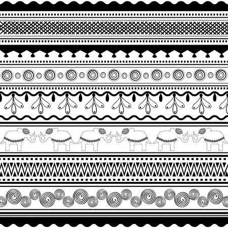 Ethnic ornamental patternのイラスト素材
