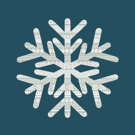 Christmas card with snowflakeのイラスト素材