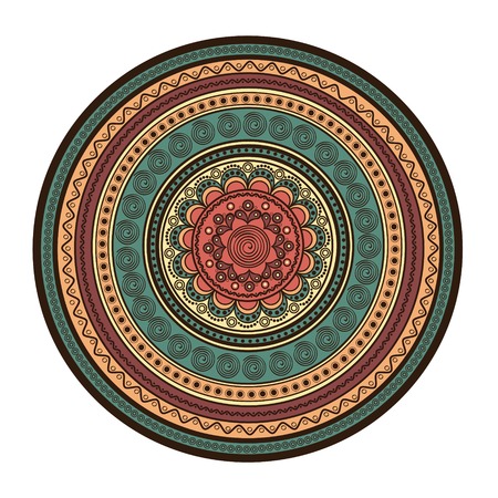 Mandala.  Oriental pattern.のイラスト素材