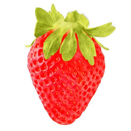 Fruits and vegetables isolated on white background as package design element. Healthy eating.の写真素材