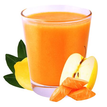 Collection of smoothie isolated on white background as package design element. Healthy eating. Food photography.の写真素材
