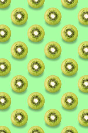 Fruit pattern of fresh tropical fruits backgroundの写真素材